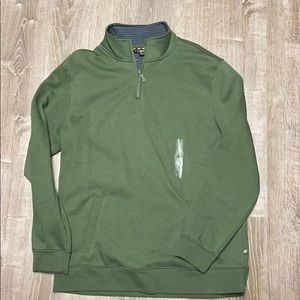 Club Room Green Quarterzip